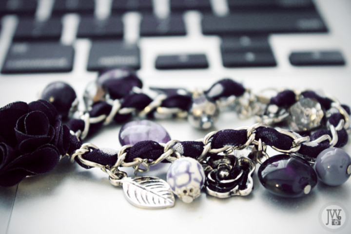 navy blue charm bracelet Old Navy jewelry