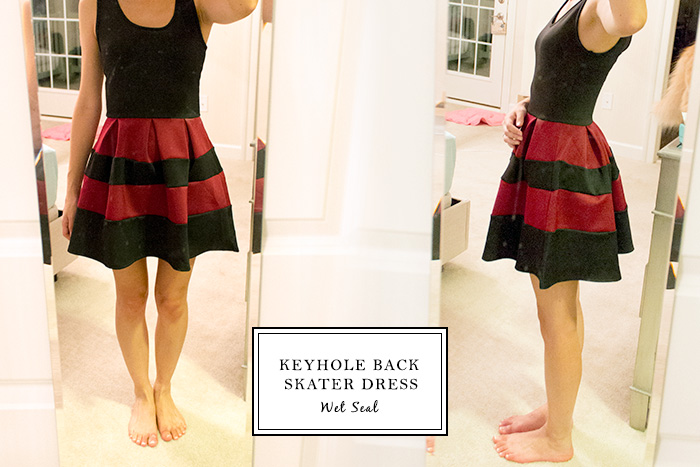 Keyhole Back Skater Dress from Wet Seal