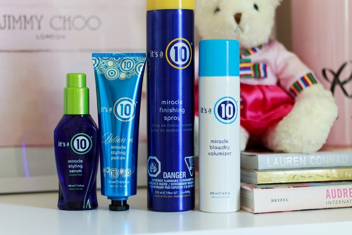 Your best (and easiest) at home blowout ever, feat. It's a 10 // Geeky Posh