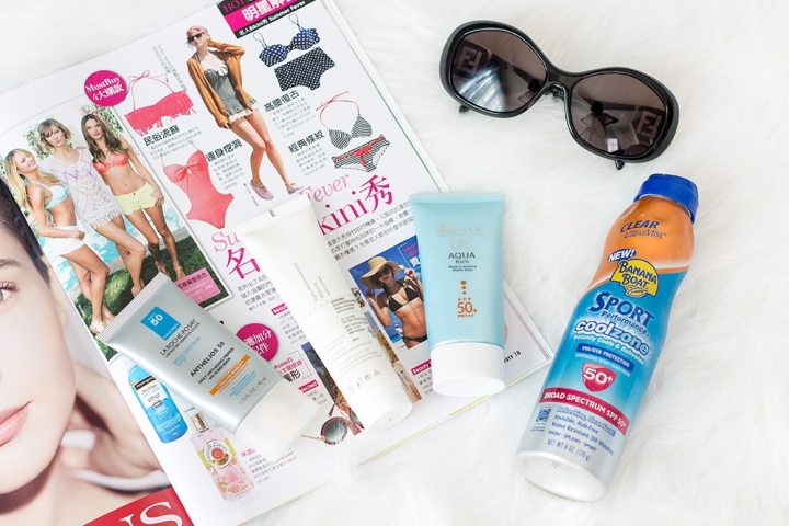 sunscreen recommendations and favorites // Geeky Posh