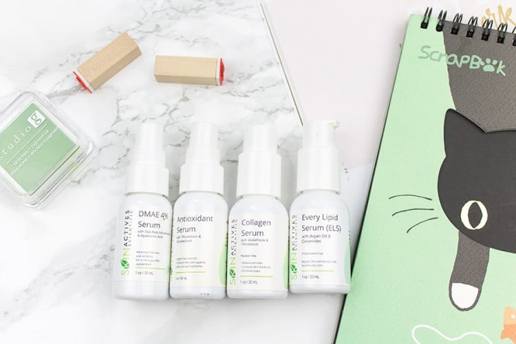 Science & skincare - a Skin Actives Serum Quartet review 