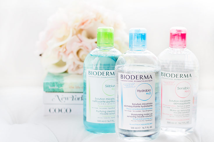 Bioderma - Hydrabio H2O Hydrating Micellar Cleansing Water and Makeup  Removing Solution for Dehydrated Sensitive Skin - Face and Eyes - 16.7  fl.oz. 