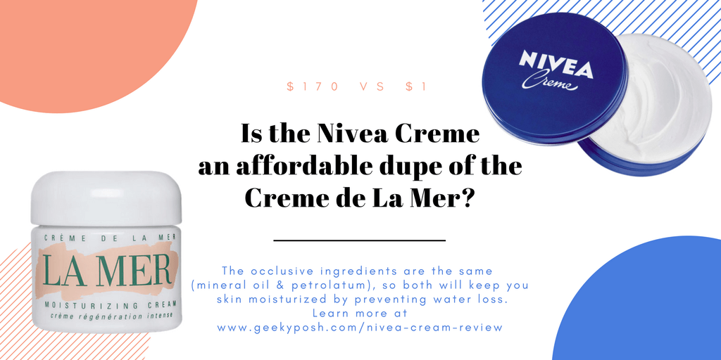 Is the Nivea Creme a dupe for Creme de La Mer?
