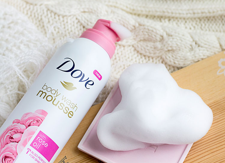 Taking your body care to the next level with Dove Body Wash Mousse