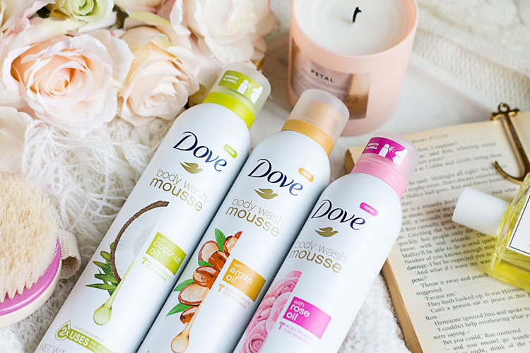 Taking your body care to the next level with Dove Body Wash Mousse