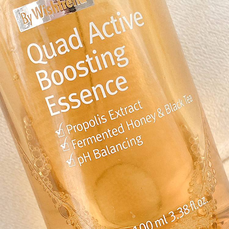 close up of the by wishtrend quad active boosting essence